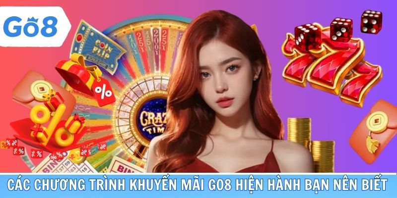 Các chương trình khuyến mãi Go8 hiện hành bạn nên biết