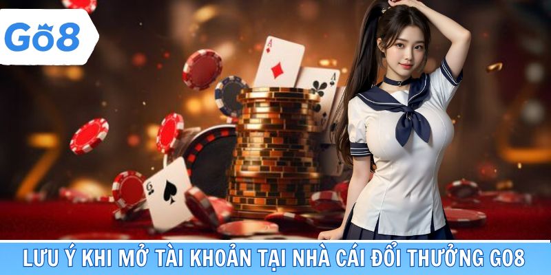 Lưu ý khi mở tài khoản tại nhà cái đổi thưởng Go8